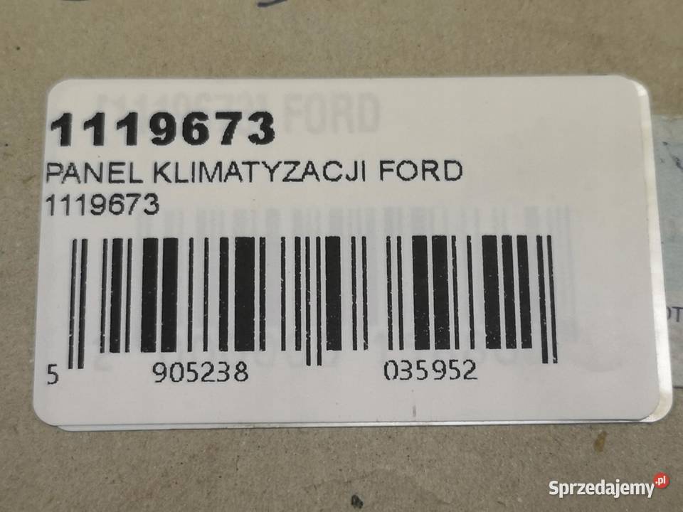 PANEL PRZEŁĄCZNIK KLIMATYZACJI FORD FOCUS I 9805 lubelskie