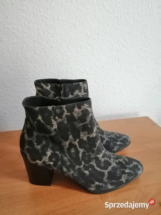 Paul Green botki panterka skóra naturalna Made inna dolnośląskie Zgorzelec