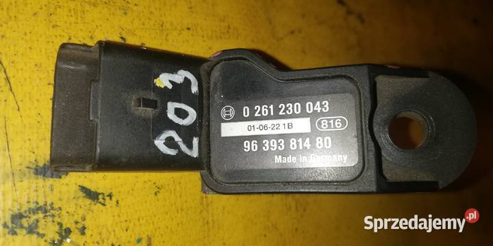 map sensor 9639381480 CitroenPeugeotopis modeli łódzkie Piotrków Trybunalski sprzedam
