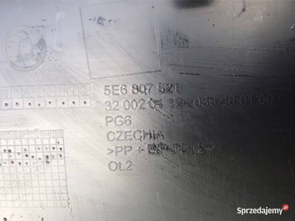 Skoda Octavia IV 19 dyfuzor spojler zderzak tył Rzeszów