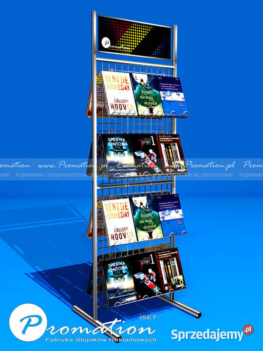 Regał na książki ekspozytor stojak do prasy i Gdynia