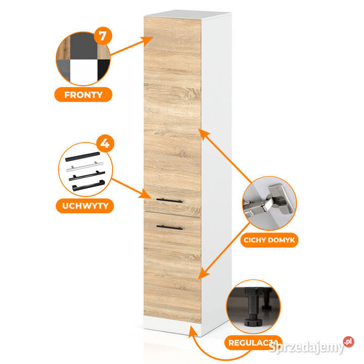 Słupek Kuchenny Stojący 40 Szafka Kuchenna S40 warmińsko-mazurskie Elbląg