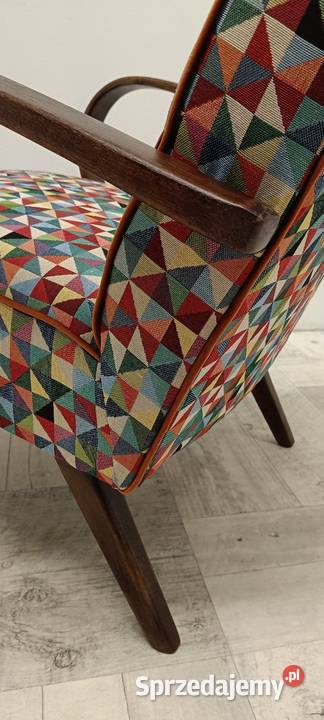 fotele PRL design lata 70te vintage Chierowski Radomsko