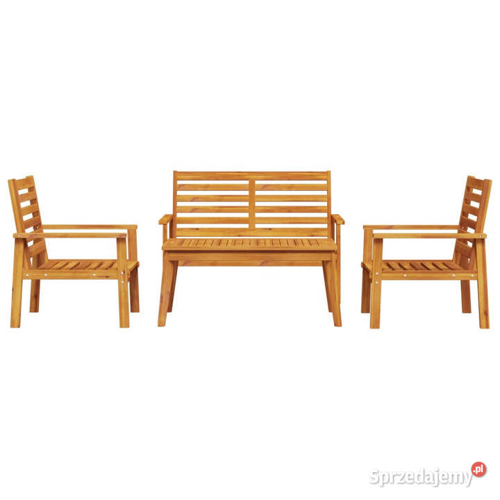 4cz zestaw wypoczynkowy do ogrodu lite drewno sprzedam
