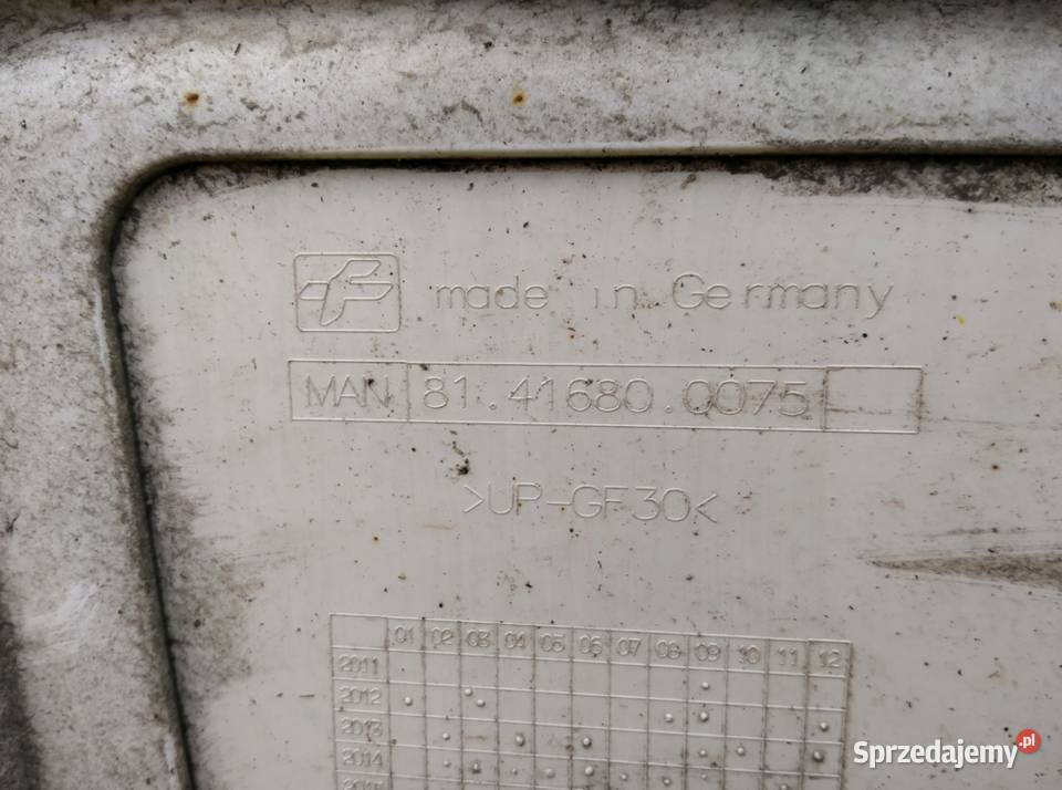 MAN TGX EURO 6 OSŁONA MIĘDZYOSIOWA 81416800075 Kargowa