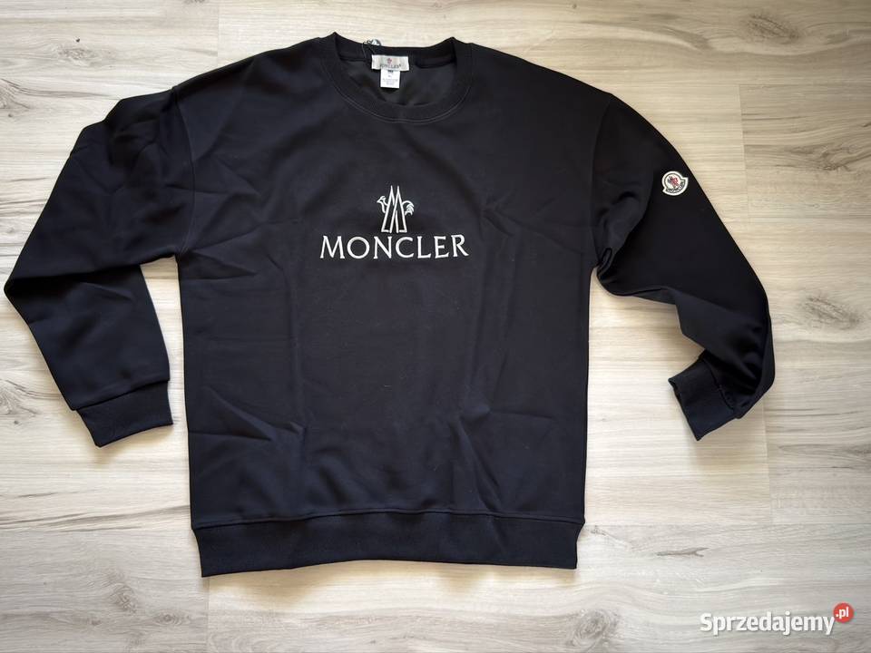 Bluza męska Moncler XL czarny Swetry i golfy dolnośląskie Legnica