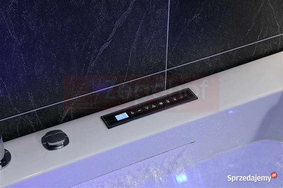 Wanna z hydromasażem 170cmx90 wodospad LED podlaskie Grabówka