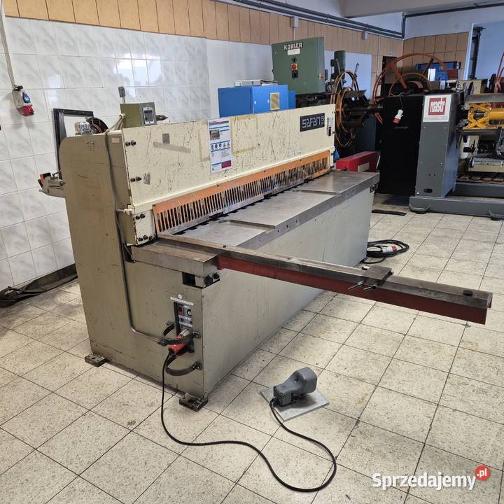 Gilotyna hydrauliczna do blachy SAFAN 2000x3mm Łękawica sprzedam