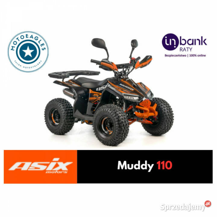 ASIX Inny Quad ASIX Muddy 110 Transport Raty Motocykle, skutery, quady Bicz
