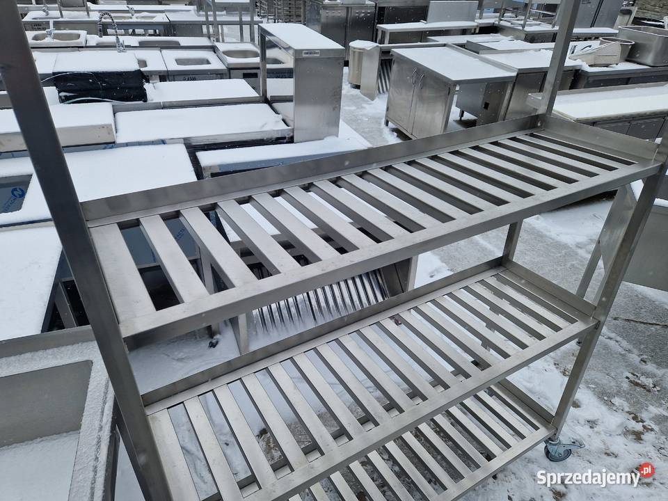 Solidny Regał Magazynowy 4 Półki Gretingowe Ostrów Wielkopolski