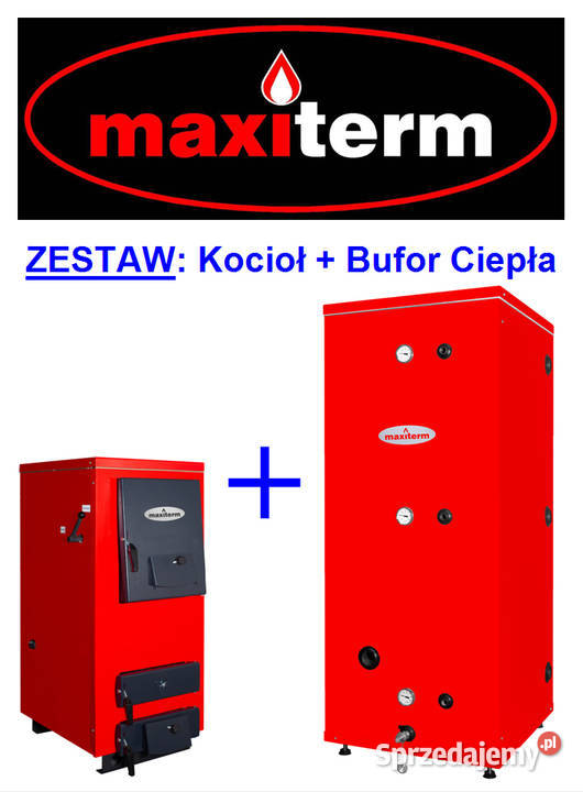 Zestaw Kocioł Zasypowy ekoPROFIT 25 kW i Bufor węgiel Koszęcin