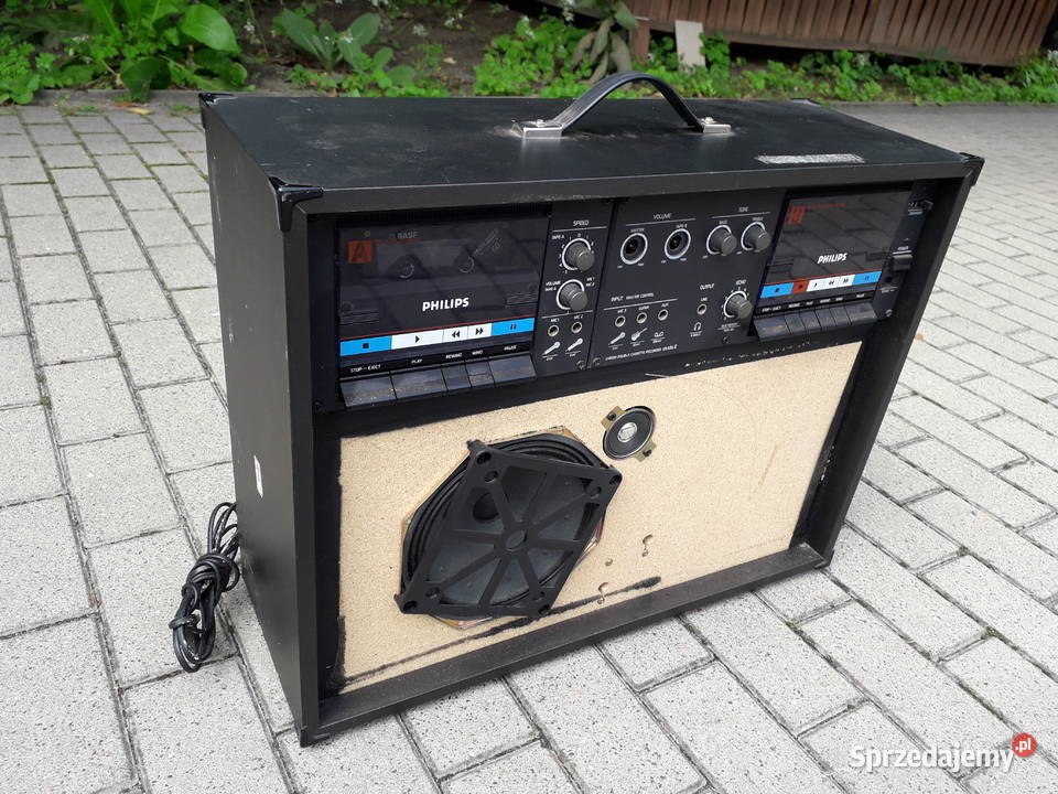 Przenośny wzmacniacz Philips z magnetofonami i Warszawa sprzedam