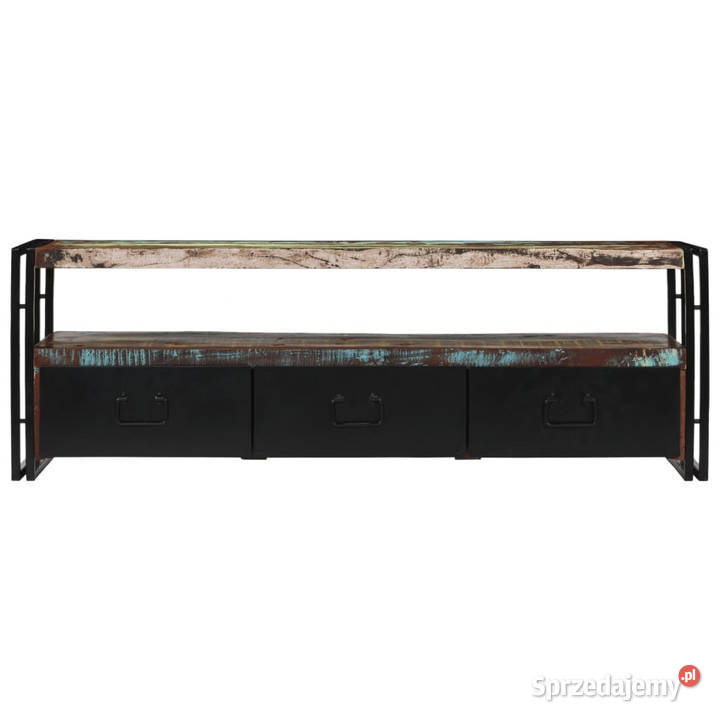 Szafka pod TV z drewna odzyskanego 120 x 30 x 40 mazowieckie Warszawa sprzedam