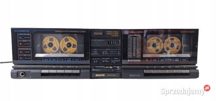 SANYO RD W 6125 RDW6125 magnetofon cassette deck Międzychód
