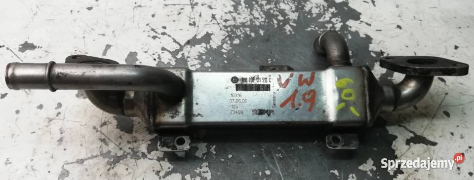 Chłodnica spalin VW 19 TDI 038131513C Zawieszenie silnika Suchedniów