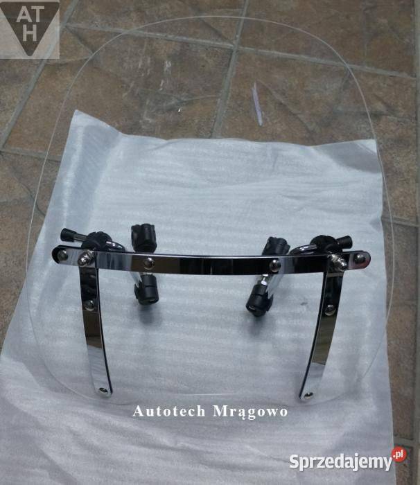 SZYBA MOTOCYKLOWA JASNA OWIEWKA CHOPPER CHROM warmińsko-mazurskie