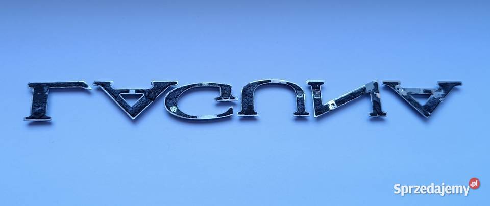 Napis emblemat Renault Laguna 2 II 0507r kujawsko-pomorskie Lipno