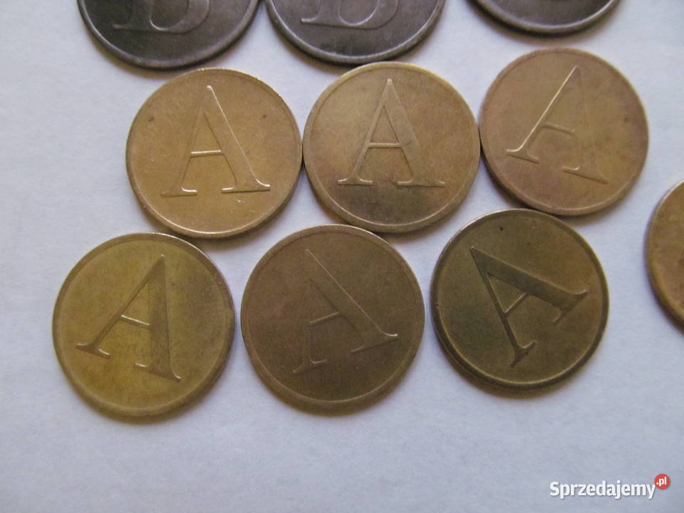 żeton telefoniczny typ A i B zestaw lubelskie Lublin