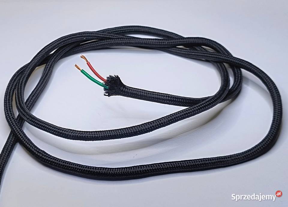 Kabel Przewód w oplocie 2 x 025 stary telefon Części i akcesoria sprzedam
