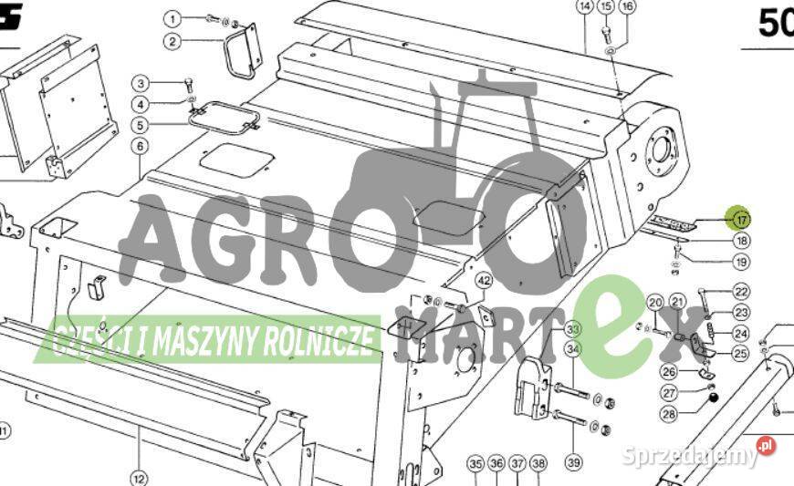 0006452190 OSŁONA GUMOWA CLAAS dolnośląskie Wichrów