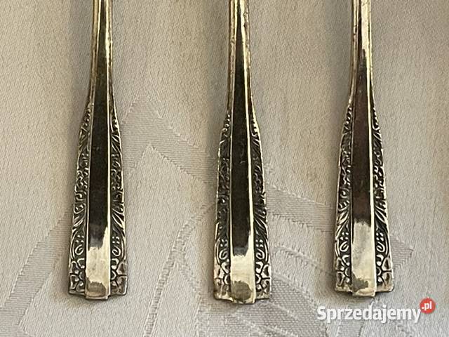 Zestaw 6 platerowanych łyżeczek do kawy