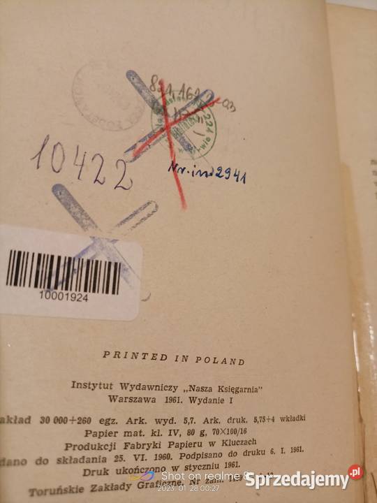 Król Jęczmionek dziecięce Książki Warszawa Rok wydania 1986