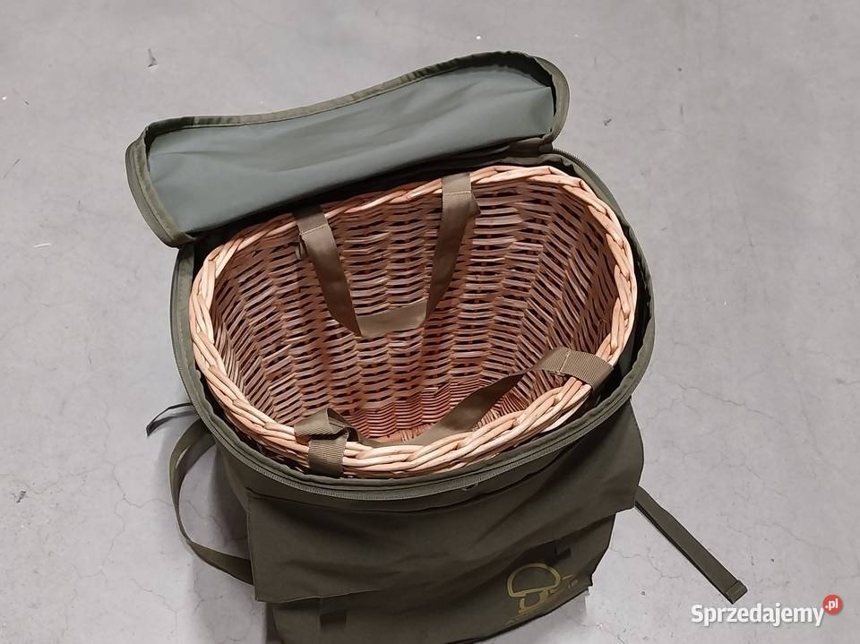 Plecak na grzyby Acropolis z koszykiem śląskie Czeladź