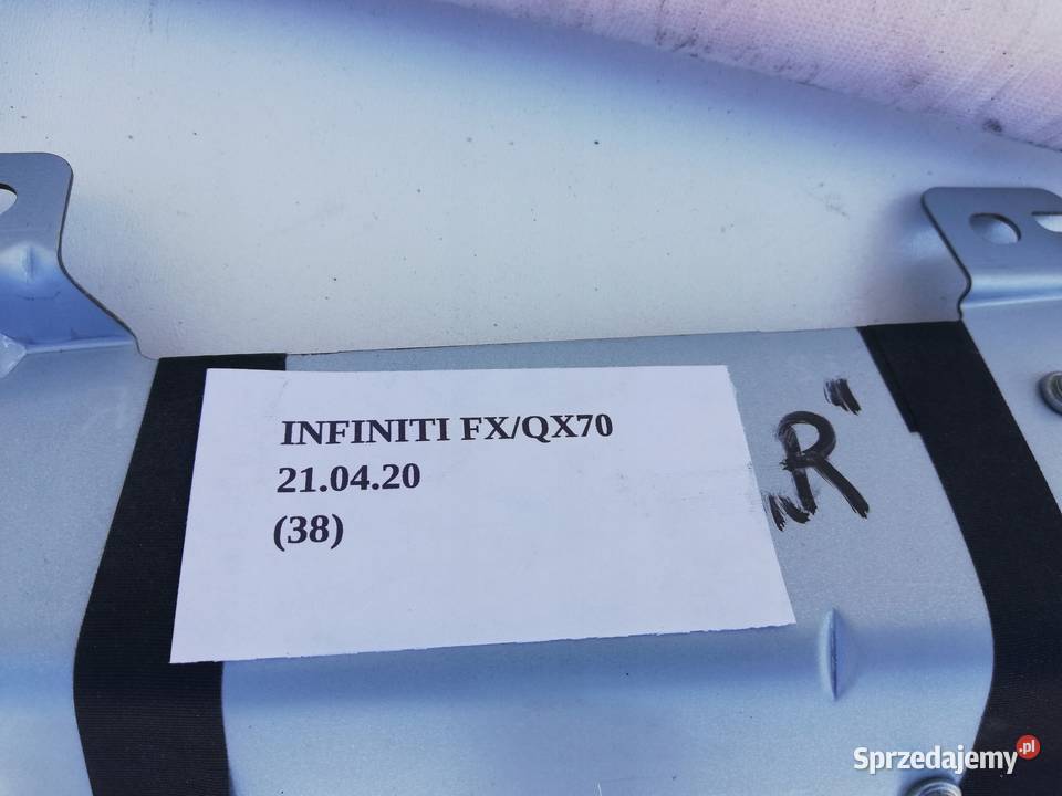 KURTYNA POWIETRZNA PRAWA LEWA INFINITI QX70 FX osobowe Nowy Tomyśl