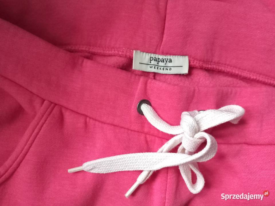 Spodnie damskie Dresowe r 3638 Ciepłe stan różowy Odzież sportowa Białystok