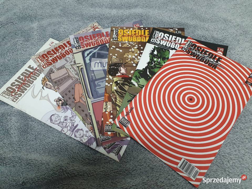 Osiedle Swoboda zestaw 6 komiksów wydanie1 2005 Książki i Podręczniki pomorskie Gdynia
