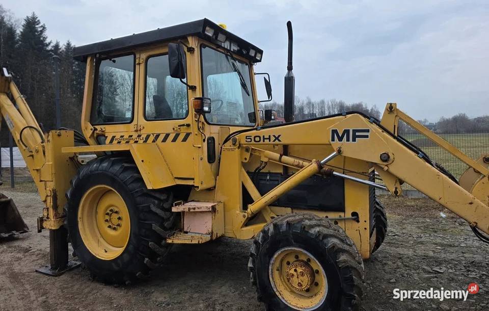 Koparkoładowarka Massey Ferguson 50 HX 4x4 Rok produkcji 1990 Podole-Górowa