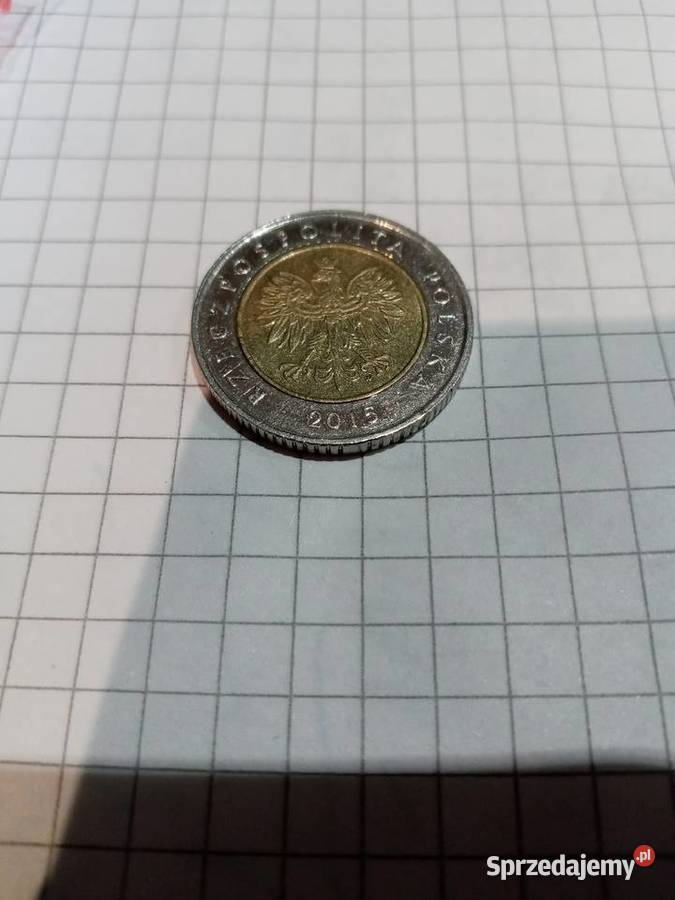 Moneta 5 zlz 2015 roku Skoczów