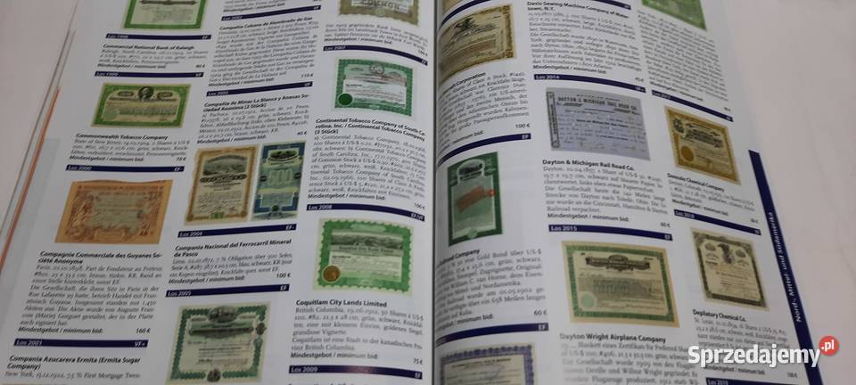katalog aukcyjny papierów wartościowych 60 mazowieckie