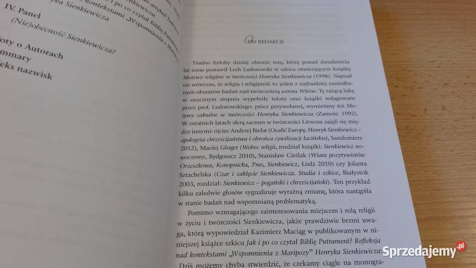 Henryk Sienkiewicz i chrześcijaństwo idee obrazy Rok wydania 2017 Książki naukowe i popularnonaukowe Gdańsk