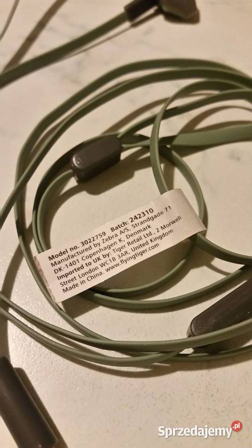 Sluchawki douszne FLYING TIGER na kablu Słuchawki i głośniki lubelskie Puławy