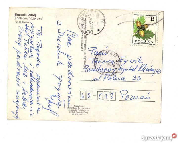 DUSZNIKI ZDRÓJ FONTANNA KOLOROWA