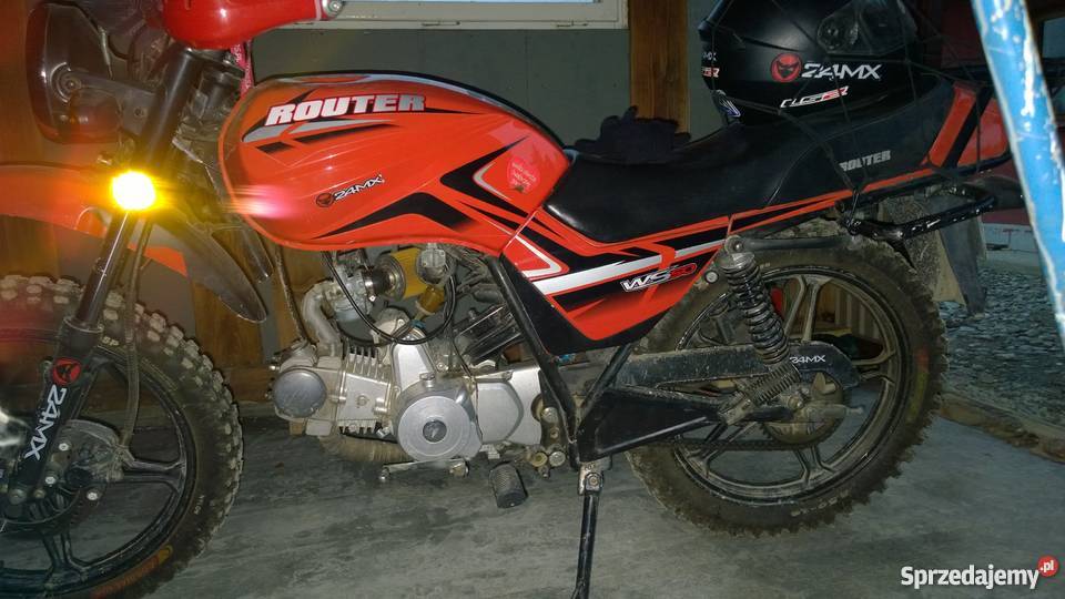 Romet router ws50 przerobiony na enduro nieuszkodzony Nowy Sącz sprzedam