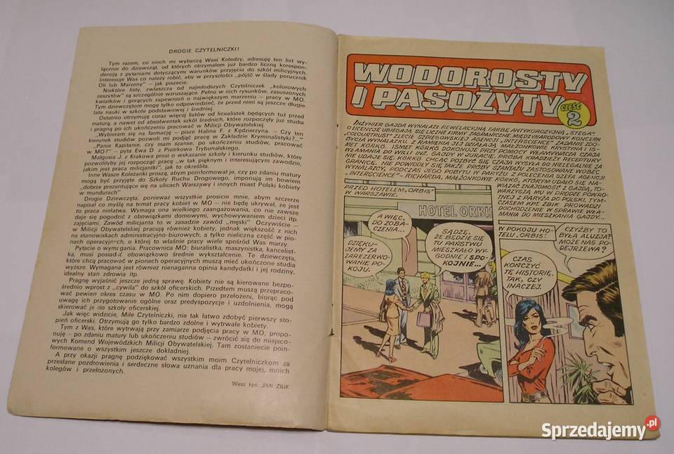 KAPITAN ŻBIK WODOROSTY I PASOŻYTY CZ 2 1976 Łódź