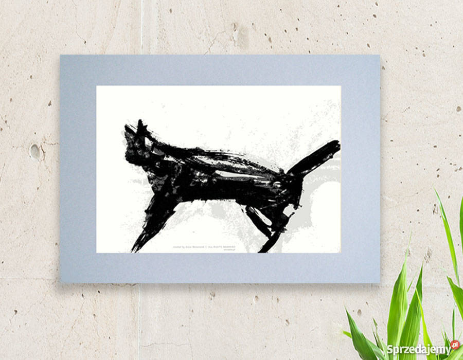 czarno biały plakat do pokojunowoczesny odcienie szarości sprzedam