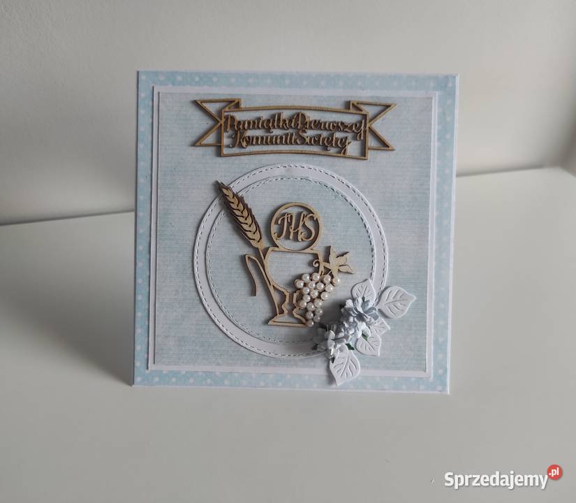 Kartka okolicznościowa ręcznie robiona na Łódź