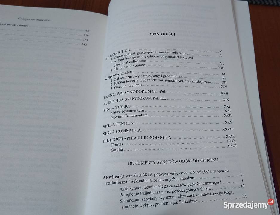 Acta synodalia ab anno 381 ad annum 431 pomorskie