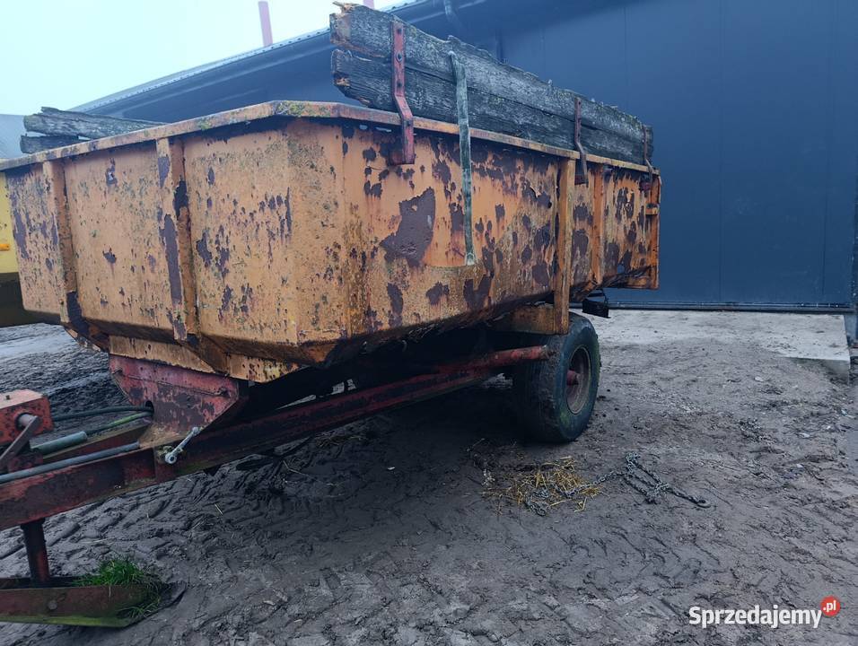 Przyczepa wywrotka kiper nieuszkodzony Suwałki