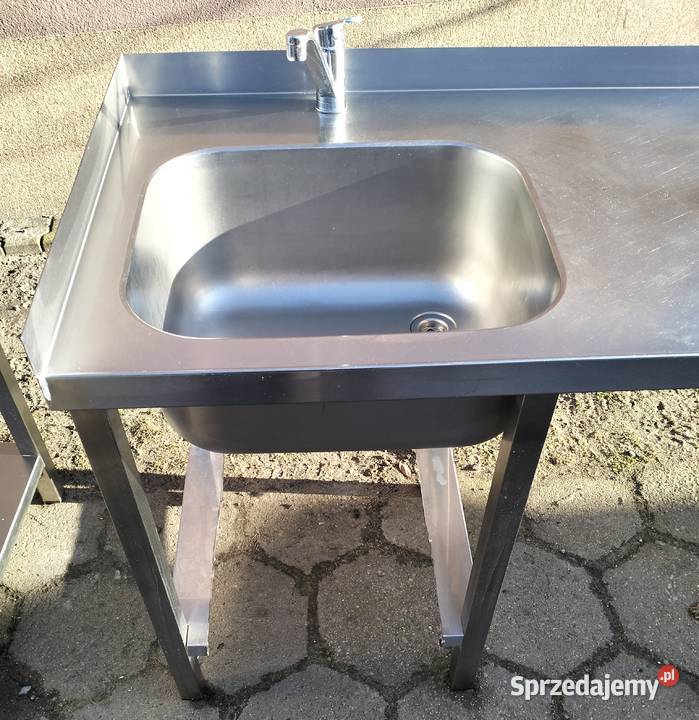 Zlew gastronomiczny z miejscem na zmywarkę wielkopolskie Słupia Kapitulna