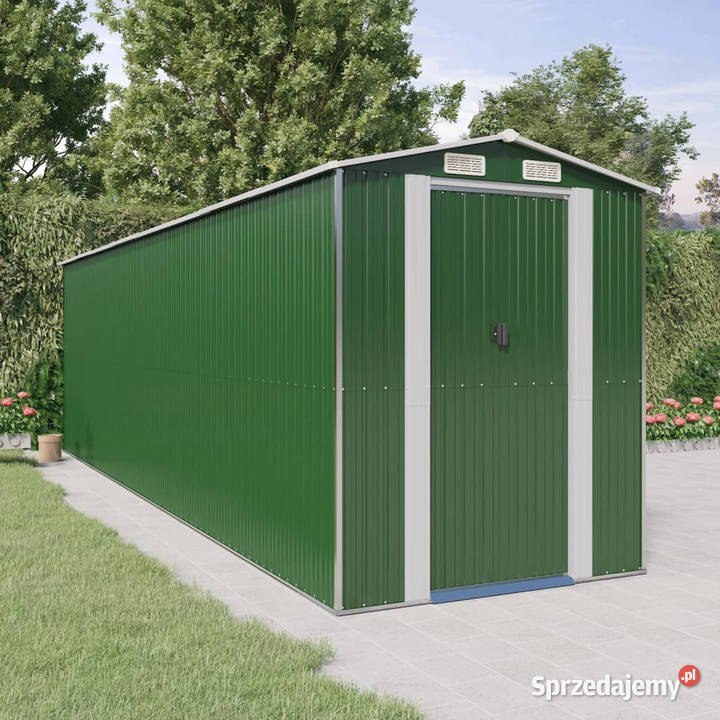 Szopa ogrodowa zielona 192x689x223 stal Warszawa