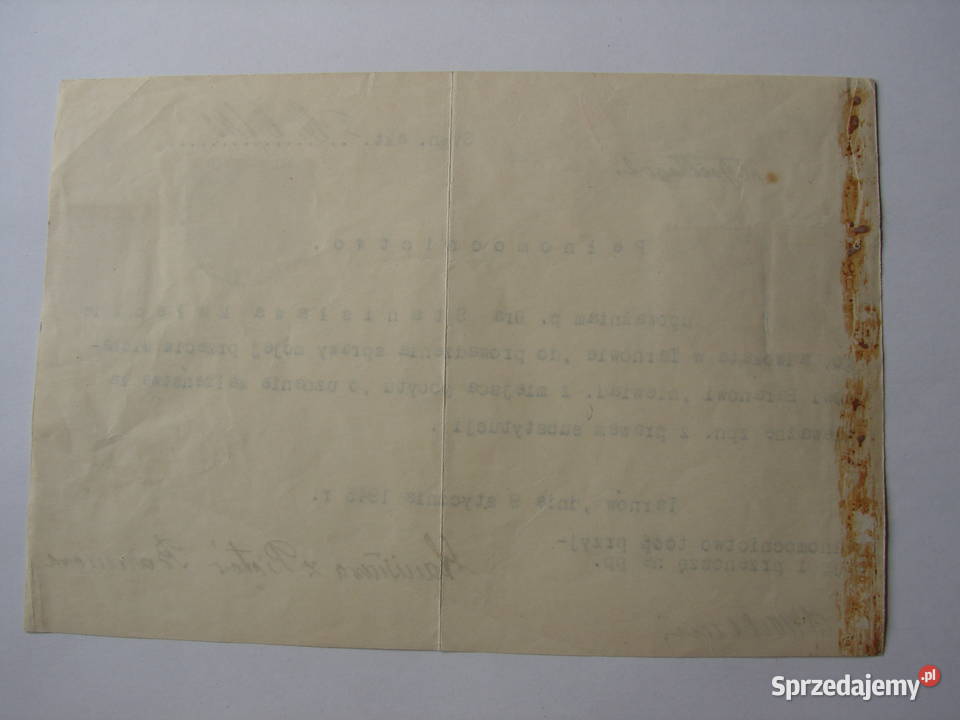 Tarnów 1943 r znaczki skarbowe z gapą