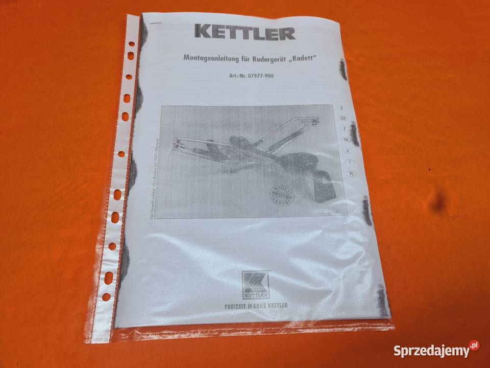 MOCNY WIOŚLARZ KETTLER KADETT 12 STOPNI Ostrzeszów