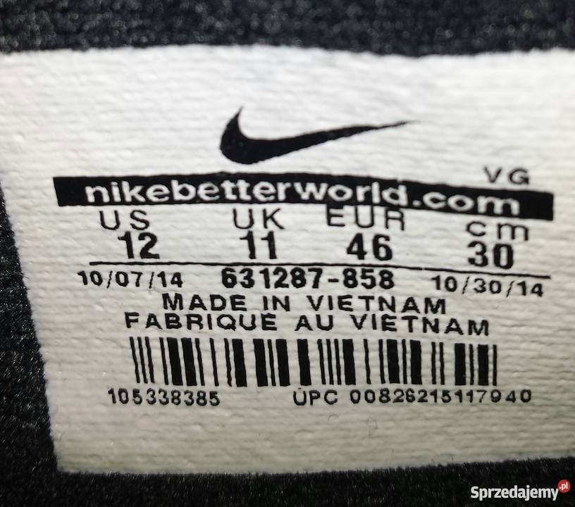 NIKE Tiempo korki Rozmiar 46 Sportowe Bełżyce sprzedam