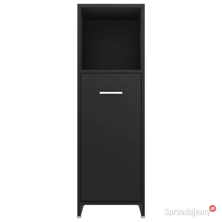 Szafka łazienkowa czarna 30x30x95 materiał mazowieckie Warszawa