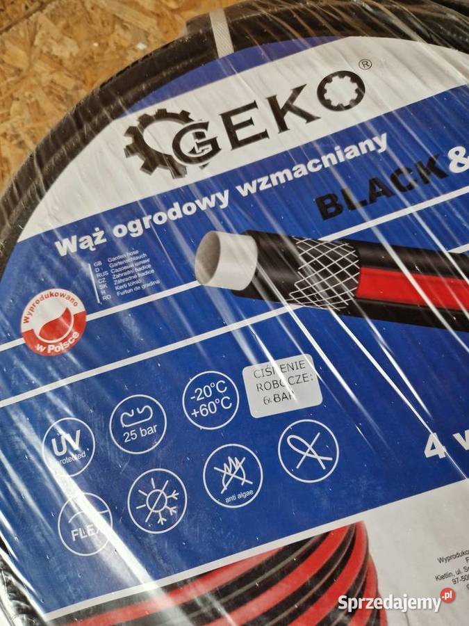 GEKO 4warstwowy wąż ogrodowy 34 50m z serii