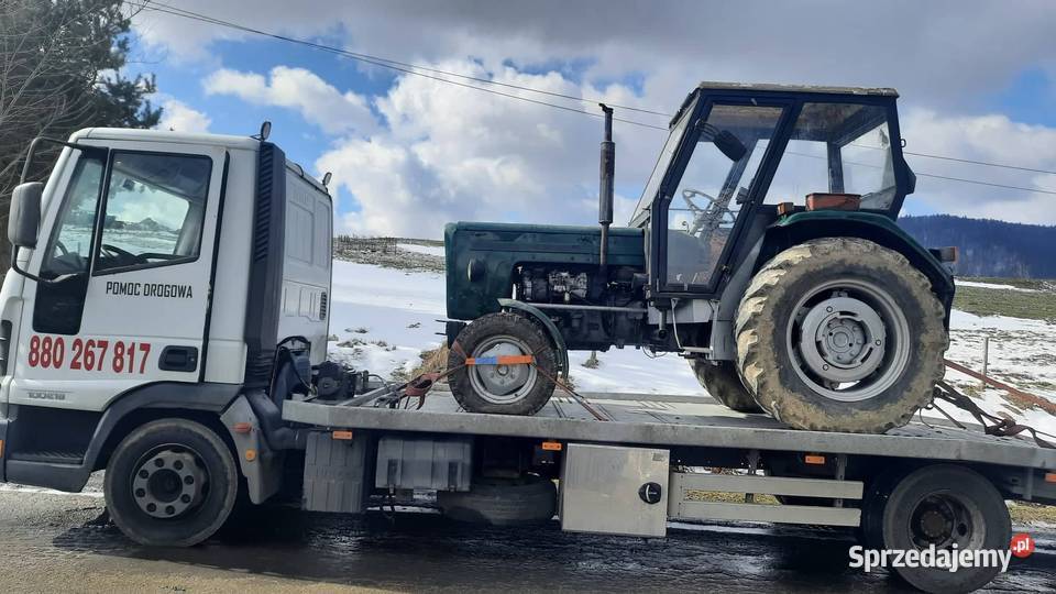 Laweta ŹWIERNIK Pomoc Drogowa Transport maszyn Zwiernik usługa